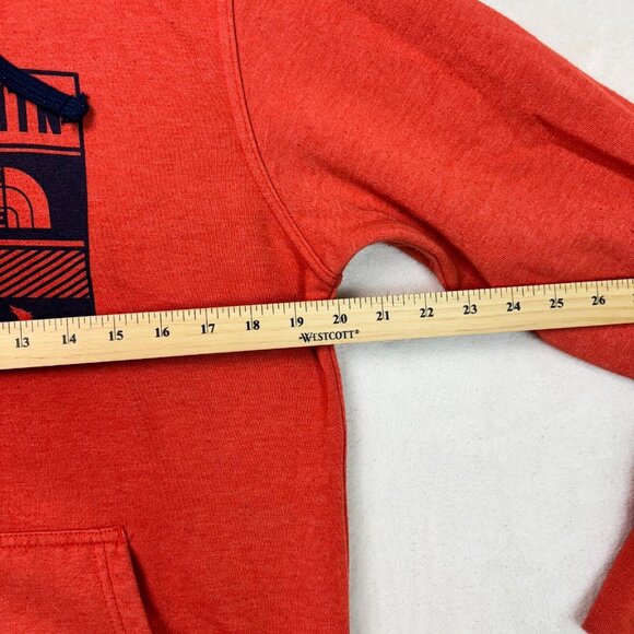The North Face Hoodie Great Smoky Mtn 66 Long Sleeve Red Pullover Men's Size S - Picture 9 of 16